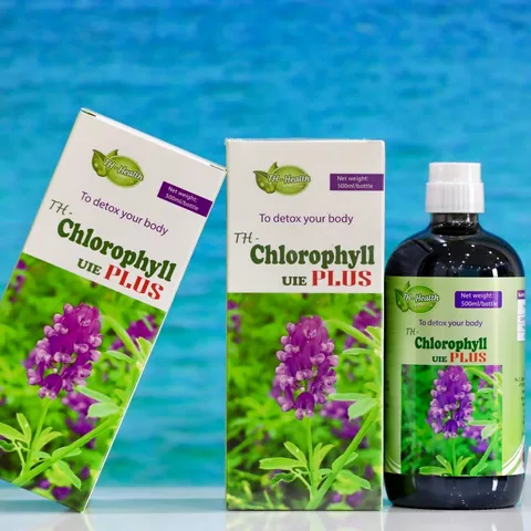 Nước Diệp Lục TH-Chlorophyll UIE PLUS 500ml - Giải Pháp Thanh Lọc Tự Nhiên, Hỗ Trợ Tiêu Hóa và Cải Thiện Sức Khỏe