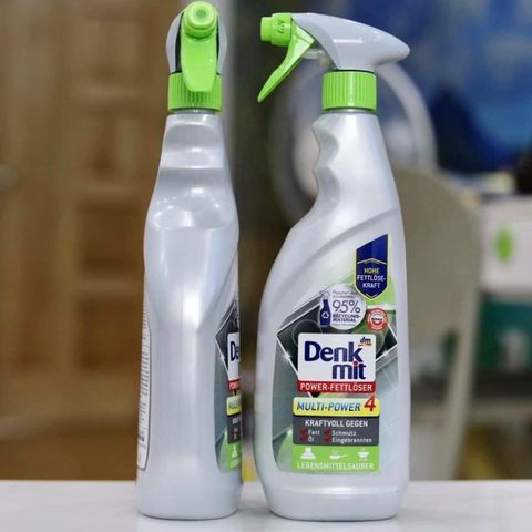 Xịt Vệ Sinh Bếp Đa Năng Denkmit Multi Power 4 Trong 1, 750ml - Dễ Dàng Vệ Sinh Bề Mặt Bếp và Đồ Dùng Nhà Bếp