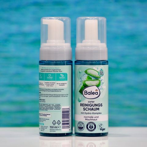 Sữa Rửa Mặt Tạo Bọt Balea Hương Lô Hội - Cho Da Thường, 200ml - Sạch Sâu Lỗ Chân Lông, Tươi Mát, Xuất Xứ Đức