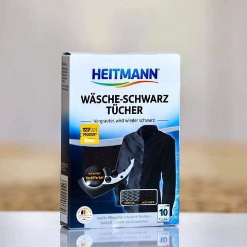 Hàng Đức Giấy giặt - nhuộm đen quần áo HEITMANN,