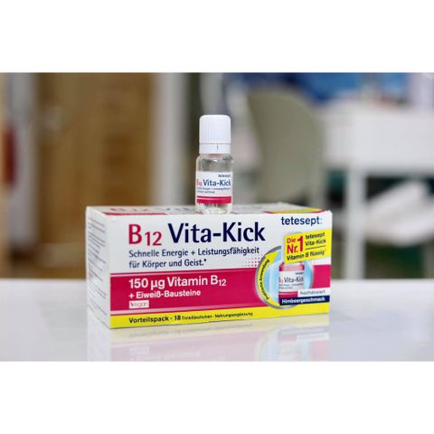 Hàng Đức B12 Vita-Kick tetesept hộp 18 ống