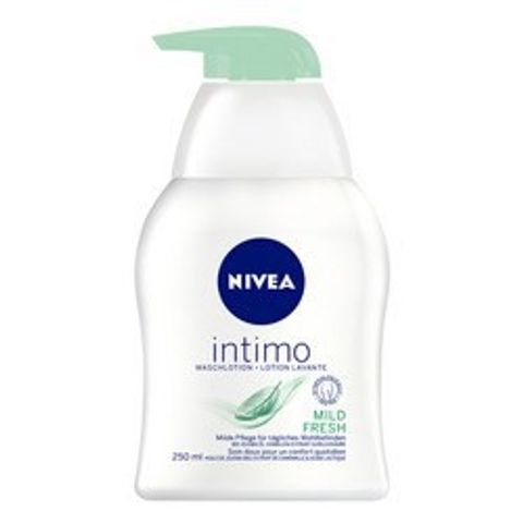 Dung dịch vệ sinh phụ nữ Nivea Intimo 250ml - Duy trì độ pH tự nhiên, an toàn với Aloe Vera, Panthenol, phù hợp cho da nhạy cảm.