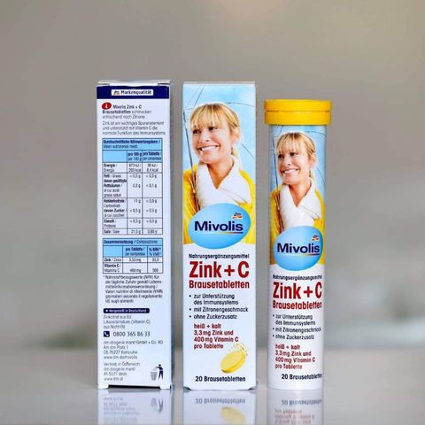 Hàng Đức Viên sủi C + Zink của Mivolis