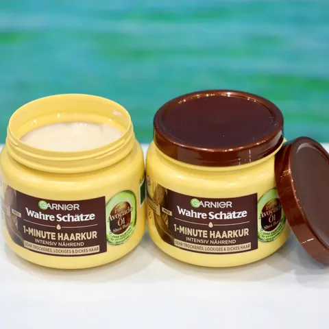 Kem ủ tóc Garnier Wahre Schätze 1-Minute Haarkur – Giải Pháp Dưỡng Tóc Khô, Xoăn Hiệu Quả