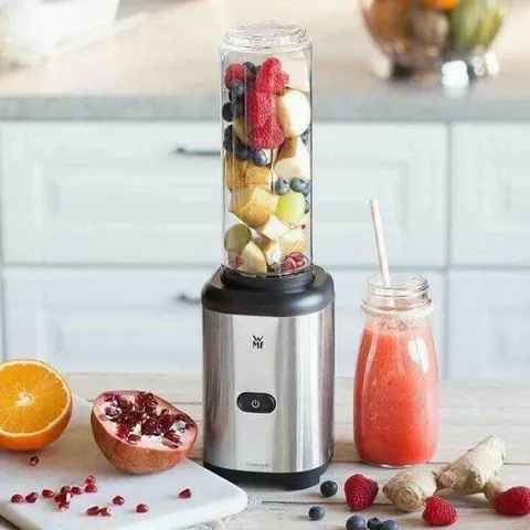 Máy xay sinh tố cầm tay WMF Kult X Mix & Go - 300W, 4 lưỡi thép không gỉ, bình Tritan 0,6L an toàn, tiện lợi cho mọi chuyến đi