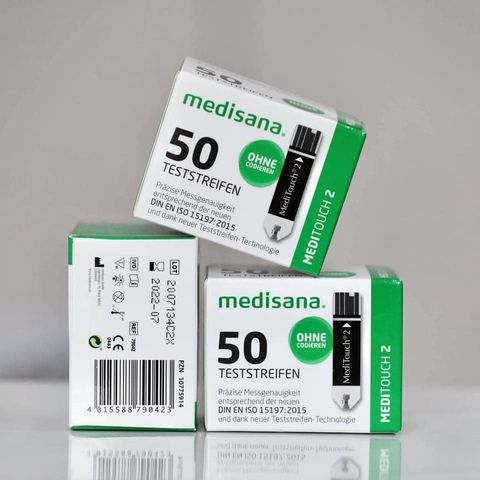 [Made in Germany] Que thử tiểu đường Medisana