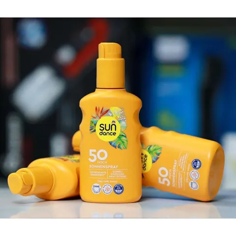 Kem chống nắng Sundace dạng xịt với chỉ số chống nắng SPF50
