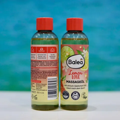 Dầu Massage Thư Giãn Hương Chanh Balea Lemon Love 150ml – Dưỡng Ẩm Toàn Thân