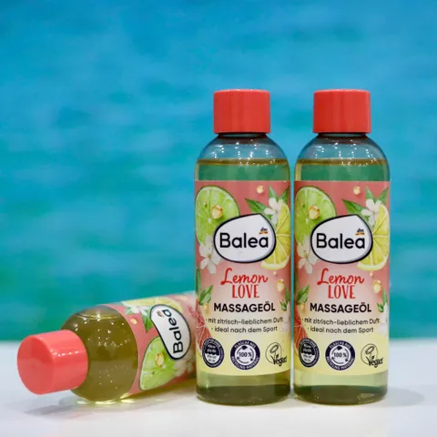 Dầu Massage Thư Giãn Hương Chanh Balea Lemon Love 150ml – Dưỡng Ẩm Toàn Thân
