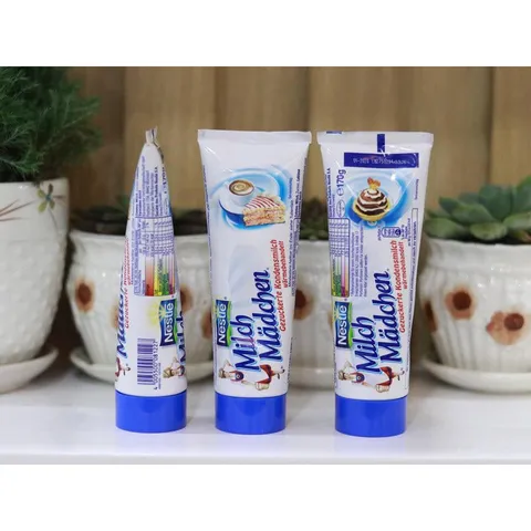 Sữa đặc có đường thương hiệu Nestle dạng tuýp của Đức