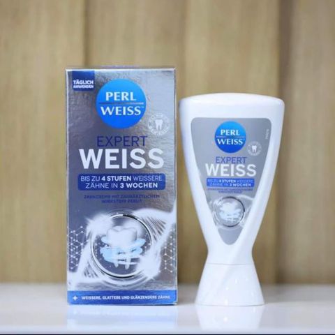 Kem Đánh Răng Perl Weiss - Tẩy Trắng Răng Hiệu Quả, Ngăn Ngừa Sâu Răng và Cải Thiện Hơi Thở - Xuất Xứ Đức, 50ml