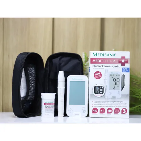 Máy Đo Đường Huyết Medisana - Thiết Bị Chính Xác 99% Cho Bệnh Nhân Tiểu Đường - Xuất Xứ Đức, Công Nghệ Tiên Tiến, Dễ Sử Dụng