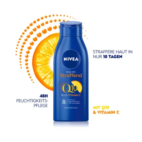 Dưỡng thể Nivea Lotion/Milk Q10, hàng nội địa Đức, chai 400ml.