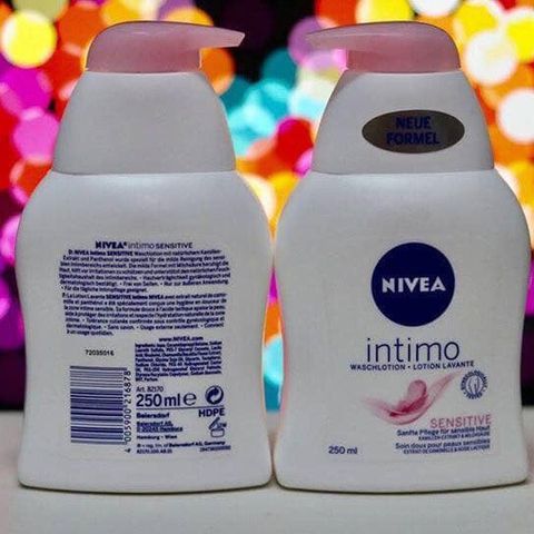 Dung Dịch Vệ Sinh Phụ Nữ Nivea Intimo 250ml - An Toàn Cho Da Nhạy Cảm, Chứa Aloe Vera & Panthenol, Giúp Cân Bằng pH, Sạch Sẽ & Thoải Mái