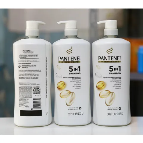 Dầu gội đầu PANTENE Pro-V Advanced Care 5IN1, chai to 1.13 lít.