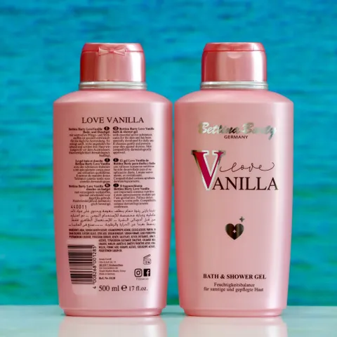 Sữa tắm Bettina Barty Love Vanilla Bath & Shower Gel - Nâng niu làn da, hương thơm ngọt ngào.