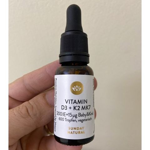 [Hàng xách tay Đức] Hàng Đức đủ Bill Vitamin D3+K2 MK7