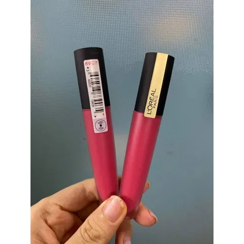 Son kem Loreal Rouge Signature màu 128 hồng phấn