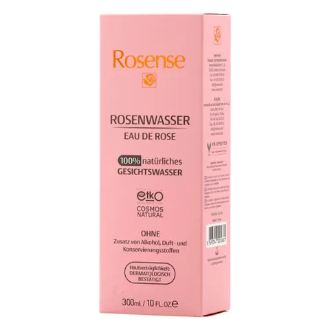 Nước Hoa Hồng Tự Nhiên Rosense 300ml - Chăm Sóc Da Mặt, Se Khít Lỗ Chân Lông, An Toàn Cho Da Nhạy Cảm