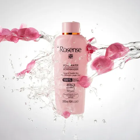 Nước Hoa Hồng Tự Nhiên Rosense 300ml - Chăm Sóc Da Mặt, Se Khít Lỗ Chân Lông, An Toàn Cho Da Nhạy Cảm