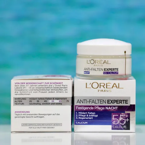 Kem Dưỡng Ban Đêm L'Oréal Paris 55+ - Chăm Sóc Da Lão Hóa Anti-Aging Dermo Expertise, 50ml cho Phụ Nữ Trung Niên