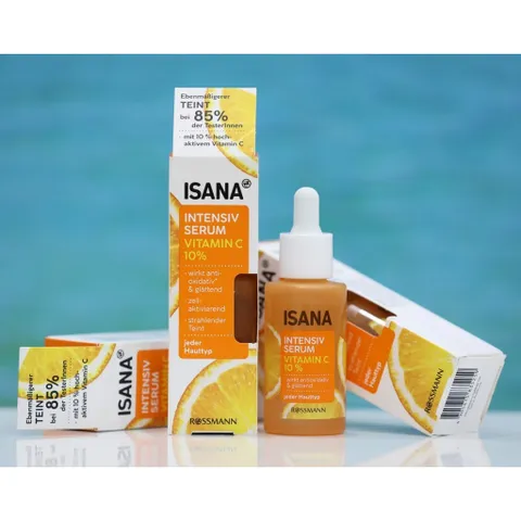 Serum dưỡng da Isana Vitamin C 10%, 30ml