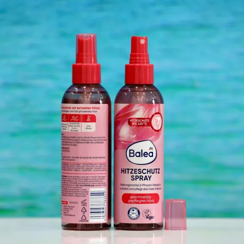 Xịt Dưỡng Bảo Vệ Tóc Balea Hitzeschutz Spray - Bảo Vệ Tóc Chống Nhiệt, Giữ Tóc Suôn Mượt, Không Silicone, An Toàn Cho Mái Tóc Khỏe Mạnh