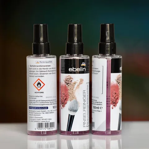 Dung dịch làm sạch cọ trang điểm dạng xịt Ebelin chai 100ml - Hàng Đức