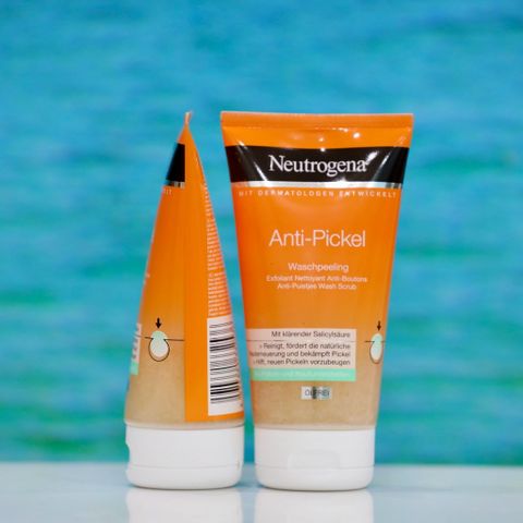 Sữa Rửa Mặt Neutrogena Anti-Pickel Waschpeeling 150ml - Tẩy Tế Bào Chết, Làm Sạch Sâu Cho Da Tươi Mát, Kiểm Soát Dầu Thừa