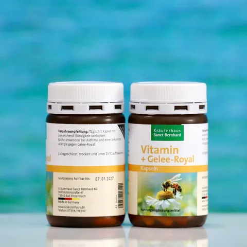 Viên Uống Vitamin + Sữa Ong Chúa Kräuterhaus Sanct Bernhard – Bổ Sung Dinh Dưỡng Từ Thiên Nhiên