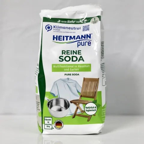 Bột Soda Heitmann Tẩy Rửa Đa Năng - Sản Phẩm Nhập Khẩu Đức, Lau Chùi Dụng Cụ Bếp Hiệu Quả, 500g