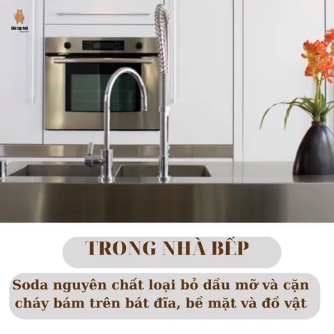 Bột Soda Heitmann Tẩy Rửa Đa Năng - Sản Phẩm Nhập Khẩu Đức, Lau Chùi Dụng Cụ Bếp Hiệu Quả, 500g