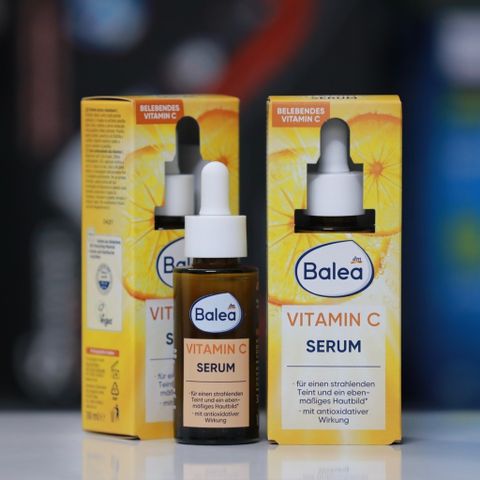 Serum Vitamin C Balea 30ml - Chăm Sóc Da Sáng Mịn Tự Nhiên, Làm Đều Màu Da, Giàu Chất Chống Oxy Hóa, Dành Cho Tất Cả Loại Da