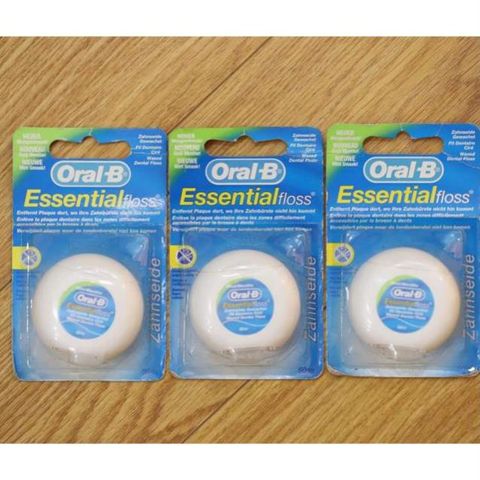 Chỉ Nha Khoa Oral B - Hàng Đức Xách Tay 50m - Giúp Làm Sạch Giữa Các Khe Răng, Duy Trì Sức Khỏe Răng Miệng