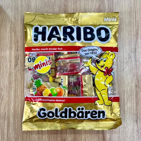 Kẹo Chip chip Dẻo Haribo Goldbären Minis – Hương Vị Trái Cây Ngọt Ngào, Hấp Dẫn