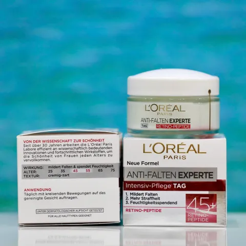 Kem Dưỡng Da L'Oréal Paris Expert 45+ - Chăm Sóc Làn Da Trung Niên, Dưỡng Ẩm và Tái Tạo Đàn Hồi Da 50ml