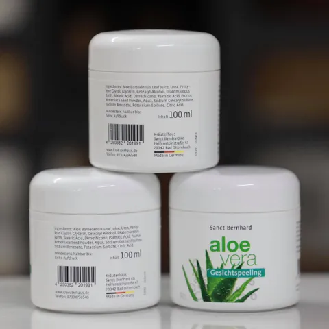 Gel Tẩy Tế Bào Chết Lô Hội Sanct Bernhard 100ml - Làm Sạch & Dưỡng Ẩm Da Mềm Mại, Xuất Xứ Đức