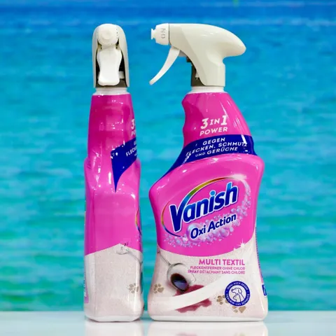Nước Xịt Tẩy Vết Bẩn Vanish Oxi Action 3in1 – Giải Pháp Tẩy Sạch, Khử Mùi Hiệu Quả Cho Vải, Sofa, Thảm, Rèm Cửa 750ml