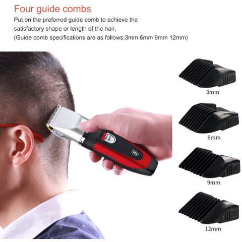 Tông đơ cắt tóc không dây SURKER RFC-508 - Lưỡi gốm TITAN cao cấp, sạc điện, sử dụng cho người lớn và trẻ em, tiện lợi mang theo du lịch