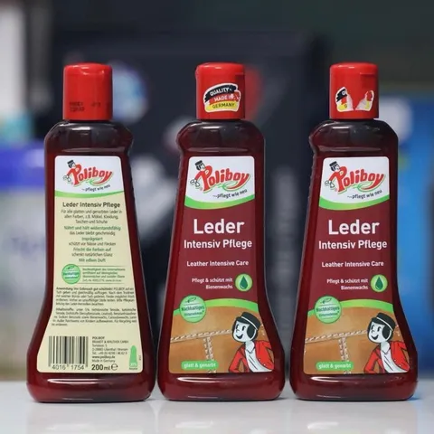 Dung Dịch Lau Đồ Da Poliboy 200ml - Chăm Sóc, Làm Sạch và Làm Mới Đồ Da, Thân Thiện Với Môi Trường