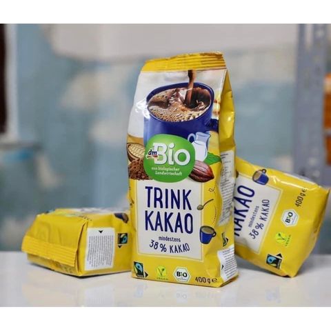 Kakao Trink Hữu Cơ Socola Thơm Ngon 400g - Không Đường, Bổ Dưỡng, Lành Mạnh Cho Sức Khỏe