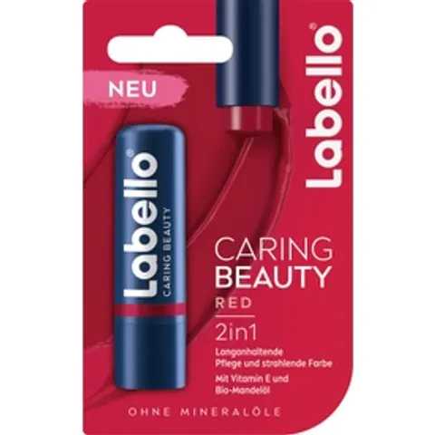 Spon dưỡng môi Labello Lippenpflege Caring Beauty Red, 4,8 g