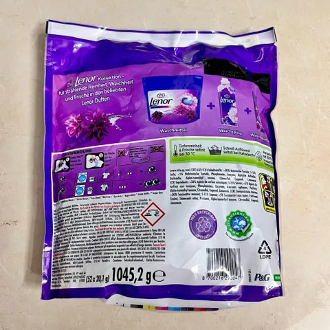 Viên giặt Lenor túi 52 viên, 1,1kg