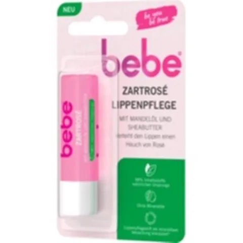Son dưỡng môi cho bé BEBE Lippenpflege Zartrose, 4,9 g
