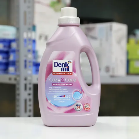 NƯỚC GIẶT XẢ (2 in 1) - LÀM MỀM VẢI DÙNG RIÊNG CHO ĐỒ LEN, KHĂN LỤA, CHĂN LÔNG - DENKMIT COZY & CARE CỦA ĐỨC