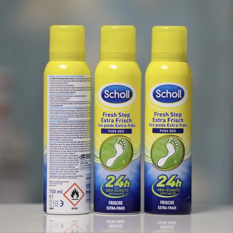 Xịt Chân Scholl Đức 150ml - Sản Phẩm Chăm Sóc Cá Nhân Đột Phá, Giúp Giữ Cho Chân Thoải Mái Cả Ngày