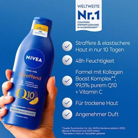 Sữa Dưỡng Thể NIVEA Q10 PLUS VITAMIN C – Bí quyết cho làn da mềm mại, rạng rỡ