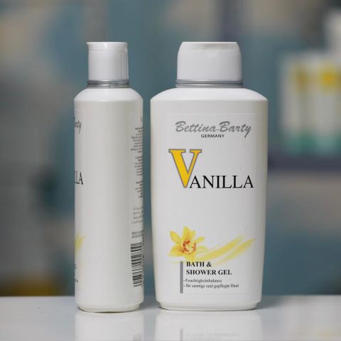 Sữa Tắm Vani Bettina Barty 500ml - Chăm Sóc Da, Hương Phấn Quyến Rũ, Giàu Vitamin, Không Chất Xà Phòng, Hương Thơm Lâu Dài