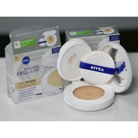 Phấn Nước Làm Căng Da Nivea Hyaluron Cellular Filler 3 In 1 Care Cushion - Tông sáng số 01