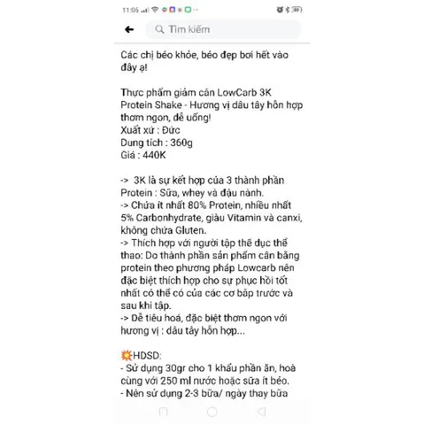 Bill kèm lowcarb giảm cân hàng Đức